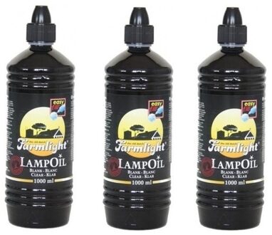 3x Lampenolie 1 liter + aansteker