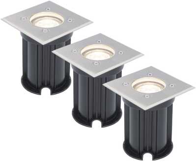 3x - LED Grondspots Wit IP65