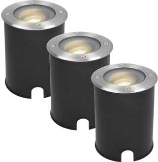 3x Lilly - LED Grondspots Wit IP67 Kantelbaar