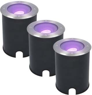 3x Lilly - Smart LED Grondspots WiFi+ Bluetooth Wit IP67