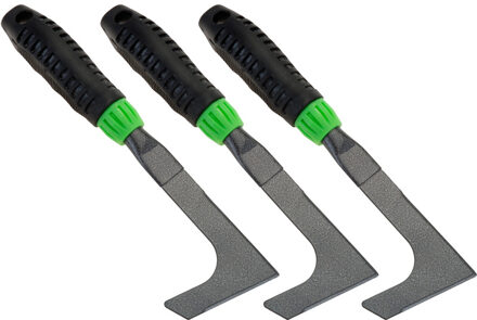 3x Onkruidkrabber/voegenkrabber 26 cm - Tuinieren gereedschap krabbers