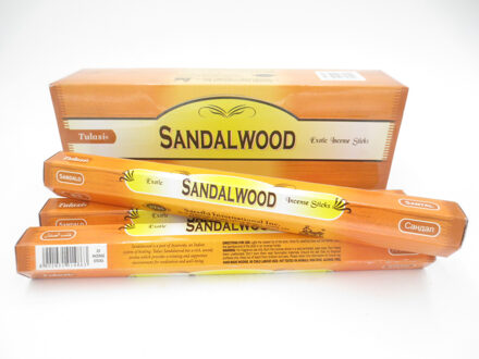 3x pakjes wierook stokjes sandalwood/sandelhout 20 stuks - meditatie/mediteren wierook