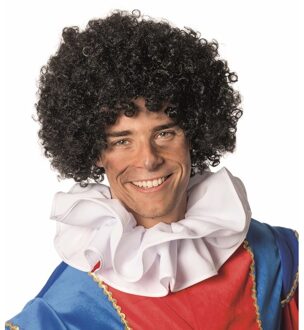 3x Pieten pruiken voor volwassenen - Pietenpruik - Piet verkleed accessoire