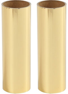 3x rollen gouden hobby transfer folie 50 cm knutselmateriaal