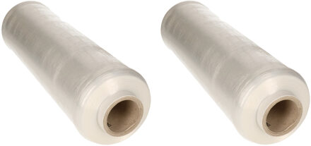 3x rollen stretch/rek/wikkel/inpak folie om spullen in te pakken 40 cm breed en 900 meter lang