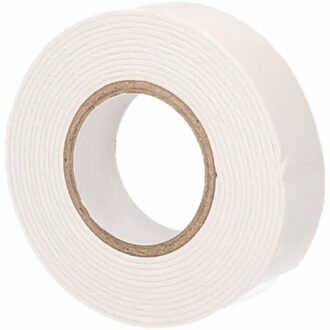 3x rolletjes dubbelzijdig tape/plakband 6 meter x 12 mm - Tweezijdig knutseltape