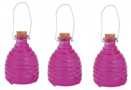 3x Roze wespenval 14 cm - Ongediertevallen - Ongediertebestrijding