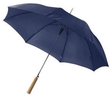 3x stuks automatische paraplu 102 cm doorsnede blauw
