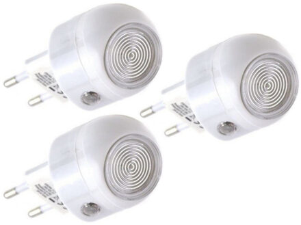 3x stuks Nachtlampjes met sensor 360 graden draaibaar