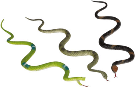 3x stuks plastic slangen van 35 cm