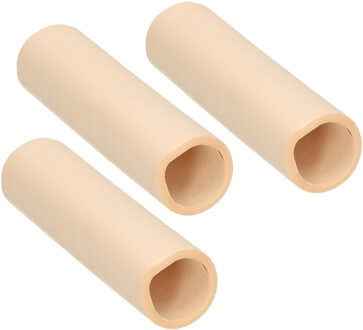 3x stuks rollen Serpentines beige 4 meter
