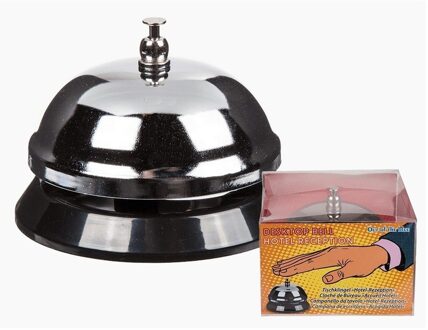 3x stuks ronde receptiebellen / baliebellen 8 cm - Metalen bellen