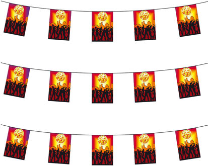 3x stuks Seventies/eighties disco thema slinger 3 meter