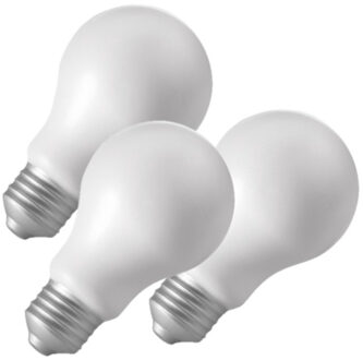3x stuks stressballen lampbolletje gloeilamp 10 cm