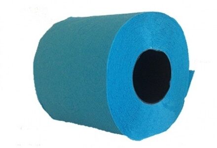 3x Turquoise toiletpapier rol 140 vellen - Turquoise blauw thema feestartikelen decoratie - WC-papier/pleepapier