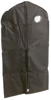 3x Zwarte kledinghoes 65 x 160 cm met venster