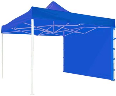 3X2M Camping Duurzaam Waterdichte Tent Doek Party Winddicht Outdoor Opvouwbare Draagbare Tuin Patio Zonnescherm Zijwand Bescherming Blauw