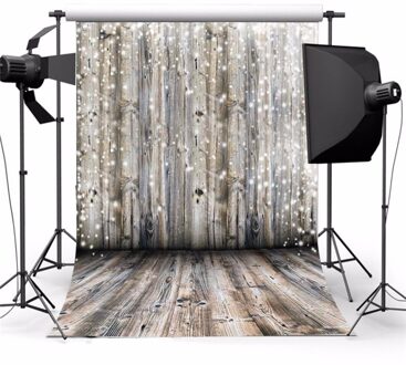 3x5Ft Muur Fotografie Achtergronden Vinyl Dromerige Grijs Houten Muur Vloer Fotografie Achtergrond Achtergrond Studio Prop