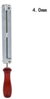 4.0/4.8/5.5Mm Staal Kettingzaag Slijpen Indienen Set Kit Ketting Met Houten Houder