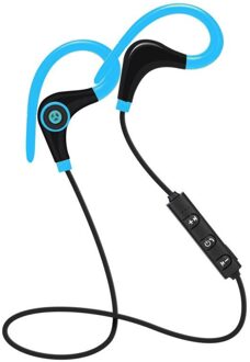 4.1 Draadloze Bluetooth Mini Sport Stereo Bluetooth Headset Oortelefoon Hoofdtelefoon Voor Ios Android Smart Draagbare Telefoon Producten blauw