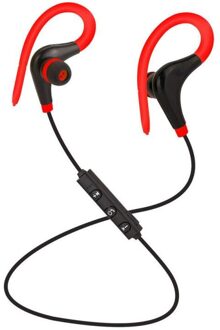 4.1 Draadloze Bluetooth Mini Sport Stereo Bluetooth Headset Oortelefoon Hoofdtelefoon Voor Ios Android Smart Draagbare Telefoon Producten rood