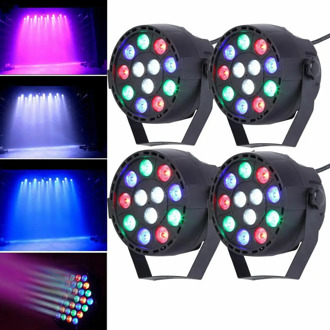 4×12 LED RGBW 4 IN 1 DMX par Stage light Lighting Bar Pub Party DJ disco effect