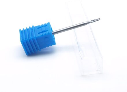 4*14Mm Cone Carbide Nail Drill Bit 3/32 "Frezen Cutter Voor Manicure Rotary Burr Nail Bits Elektrische boor Accessoires Tool cuticle remover