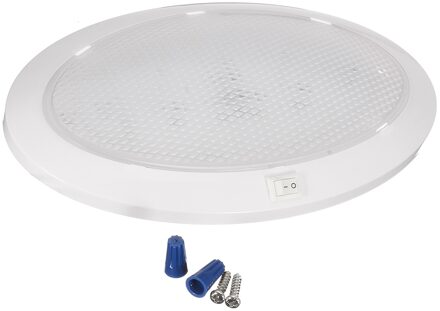 4.2W Pannenkoek Led Licht Universele Auto Interieur Dak Plafond Lichtkoepel Met Schakelaar Voor Rv Auto Boot Caravan Voor camper Trailer