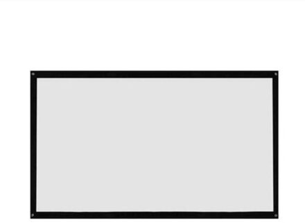 4:3 Draagbare Opvouwbare Projector Screen Wandmontage Home Cinema Theater 3D Hd Projectiescherm Canvas 84 duim