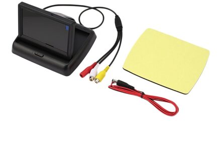 4.3 "Folding Monitor Display + Waterdicht Groothoek Rear View Backup Camera Universele Auto Omkeren Assistance Kit