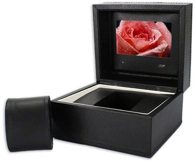 4.3 Inch Pu Lederen Horloge Doos Luxe Sieraden Doos Lexingdz