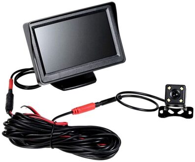 4.3 Inch Tafel Lcd Monitor Tft Auto Parking System Night Vision Omkeren Backup Camera Waterdicht Voor Vrachtwagen Voertuig