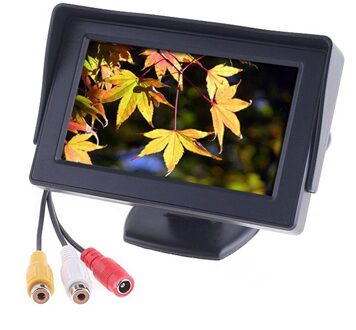 4.3 "TFT LCD Car Monitor Reverse Rearview Kleuren Camera DVD VCR CCTV Auto Parking Assistance Backup Reverse Camera Auto -styling