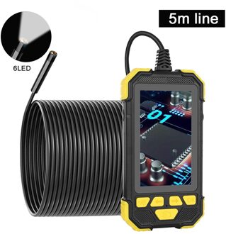 4.3Inch Ips Scherm Anti-Val Industriële Endoscoop Camera Draaibare Flexibele 1080P Hd Usb Oplaadbare Diagnostic Tools 6LED 10m