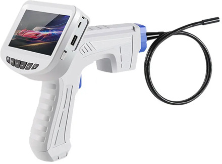 4.3inch LCD Industrial Endoscope 8mm HD Micro Video Inspection Camera For Auto Repair Tool Snake Hard Handheld Endoscope