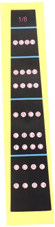 4/4, 3/4, 1/2 1/4, 1/8 Viool Toets Sticker Fretboard Note Label Finge Grafiek Praktijk Vinger Gids Beginner Viool Onderdelen