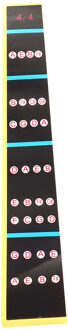 4/4, 3/4, 1/2 1/4, 1/8 Viool Toets Sticker Fretboard Note Label Finge Grafiek Praktijk Vinger Gids Beginner Viool Onderdelen