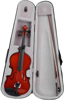 4/4 Hoogwaardige Full Size Massief Hout Natuurlijke Akoestische Viool Fiddle Met Case Boog Rosin Professionele Muziekinstrument