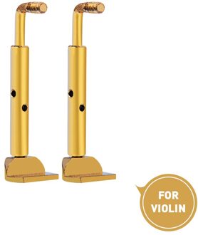 4/4 Viool Fittingen Plated Golden/Zilver/Zwart Split Chin Rest Schroeven Ebbenhout Chinrest Schroef Wrench Schroevendraaier gouden Screw