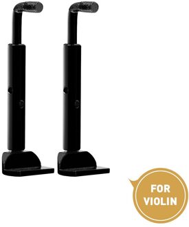 4/4 Viool Fittingen Plated Golden/Zilver/Zwart Split Chin Rest Schroeven Ebbenhout Chinrest Schroef Wrench Schroevendraaier zwart Screw