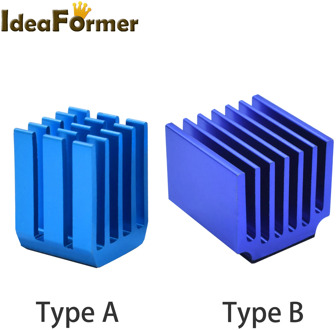 4/5/10pcs/lot 3D Printer Parts Stepper Motor Driver Heat Sinks Cooling Block Heatsink For TMC2100 LV8729 DRV8825 Drive Modules