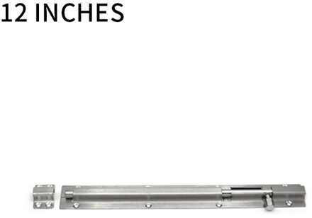 4/5/6/8/10/12 Inch Meubels Deur Bouten Rvs Slot Schuifdeur Keten Klink voor Gate Security Hardwares 12 duim