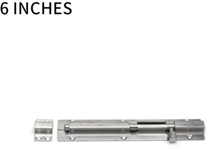 4/5/6/8/10/12 Inch Meubels Deur Bouten Rvs Slot Schuifdeur Keten Klink voor Gate Security Hardwares 6 duim