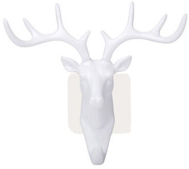 4/5/6 Vintage Herten Gewei Haak Hoed Sleutelhouder Wasserij Jas Rack Opknoping Opslag Plank Voor Thuis Wall Mounted kleerhanger Sleutel 03