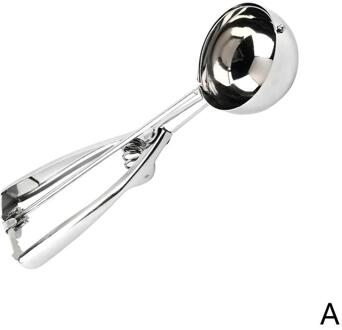 4/5/6Cm Ijs Lepel 3 Size Staal Lente Handvat Aardappel Gereedschap Thuis Mash Watermeloen Scoop bal Keuken T3G3
