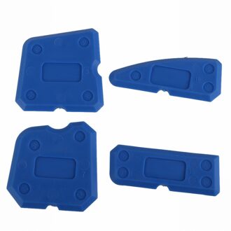 4/5/9 Pcs Window Deur Siliconenkit Spreader Spatel Schraper Cement Kalefateren Removal Tool Kit Breeuwen Afwerking kit Grout 4stk blauw