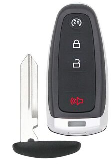 4/5 Knop Afstandsbediening Sleutel Shell Case HU101 / FO38 Blade Voor Ford Lincoln Focus Escape Explorer Edge Expeditie Flex C-Max Taurus 4B schelp met FO38