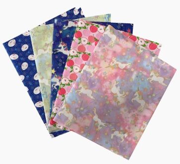 4/5 Stks/set Bloemenprint Naaien Patchwork Doek Materiaal Katoen Handgemaakte Vintage Gemengde Stijl Naaien Patchwork 20*25 Cm C2