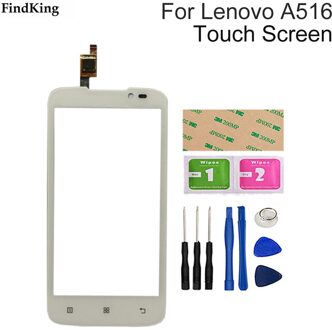 4.5 "Touchscreen Voor Lenovo A516 Touch Screen Panel Digitizer Glas Sensor Highscreen Touchscreen Lijm Scherm Gereedschappen wit met Tools