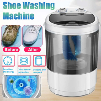 4.5kg Shoes Washing Machine Portable Household Single Tube Washer and Dryer Machine UV Bacteriostasis Shoes Cleaner